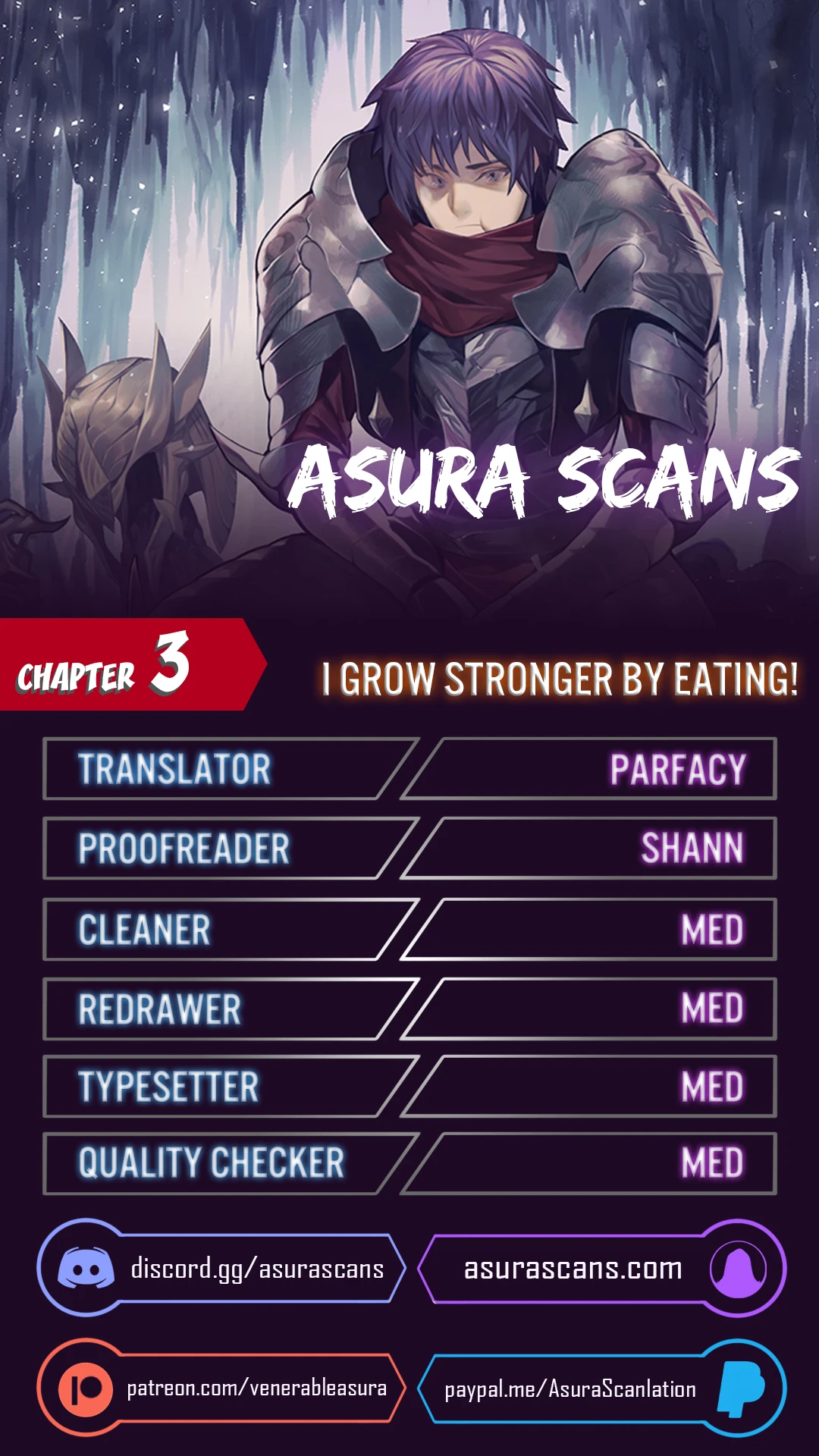 I Grow Stronger by Eating chapter 3 page 1
