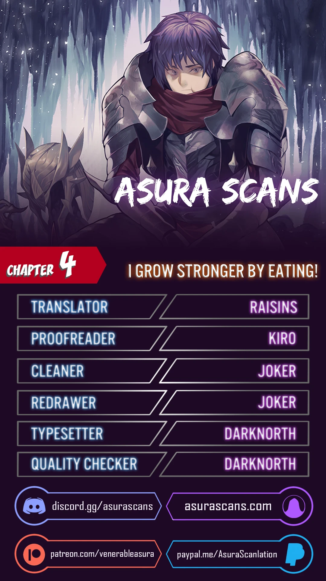 I Grow Stronger by Eating chapter 4 page 1