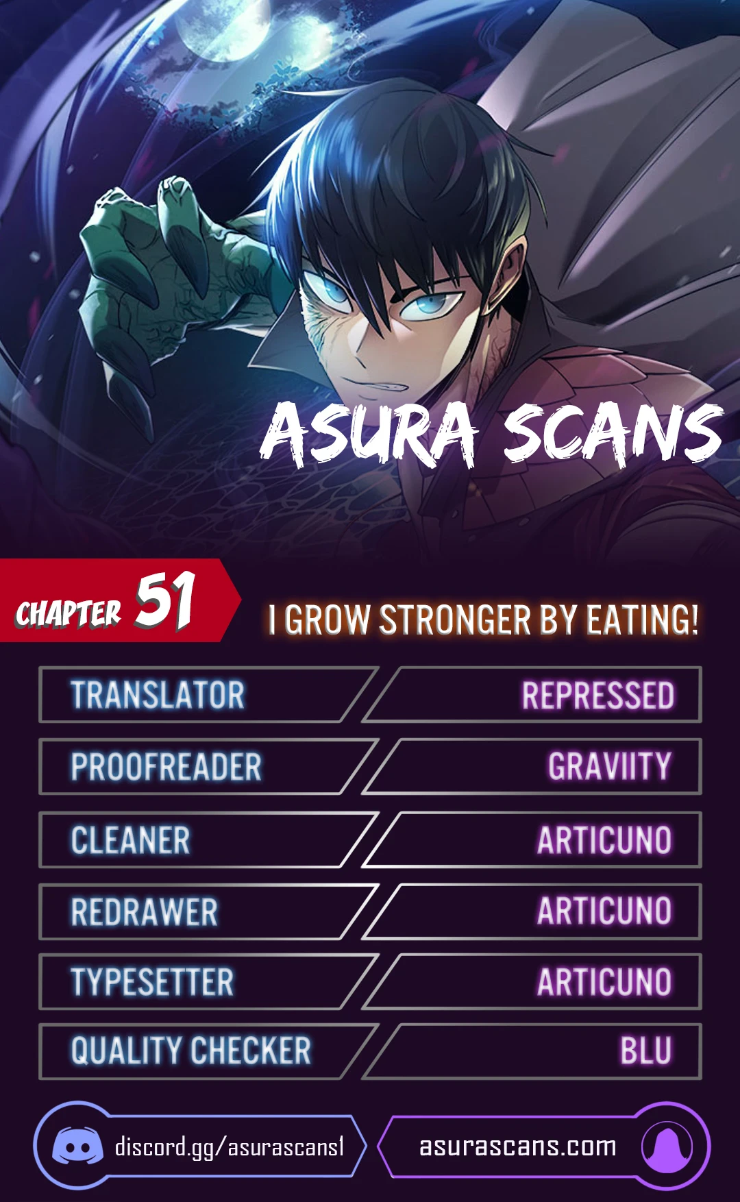 I Grow Stronger by Eating chapter 51 page 1