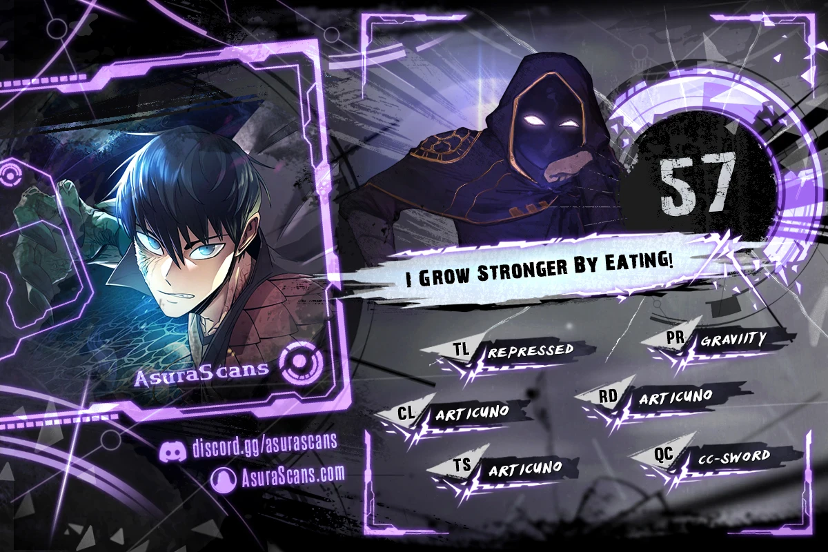 I Grow Stronger by Eating chapter 57 page 1