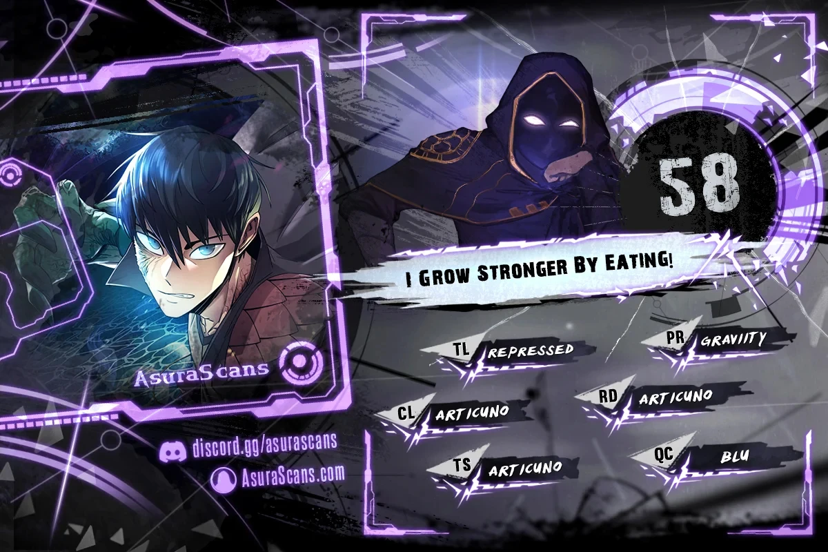 I Grow Stronger by Eating chapter 58 page 1