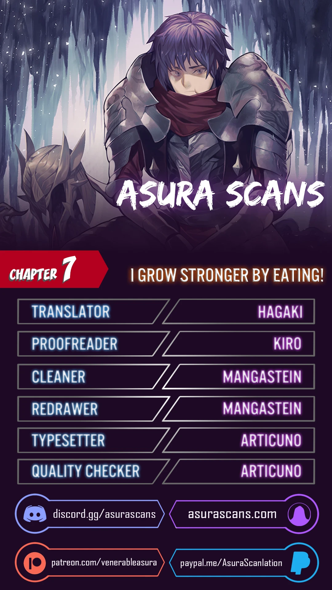 I Grow Stronger by Eating chapter 7 page 1