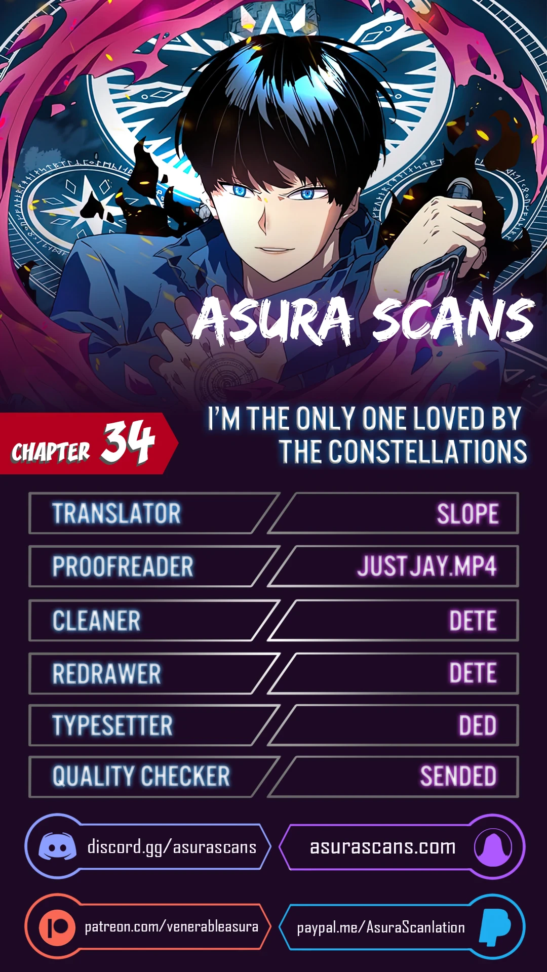 I'm the Only One Loved by the Constellations! chapter 34 page 1
