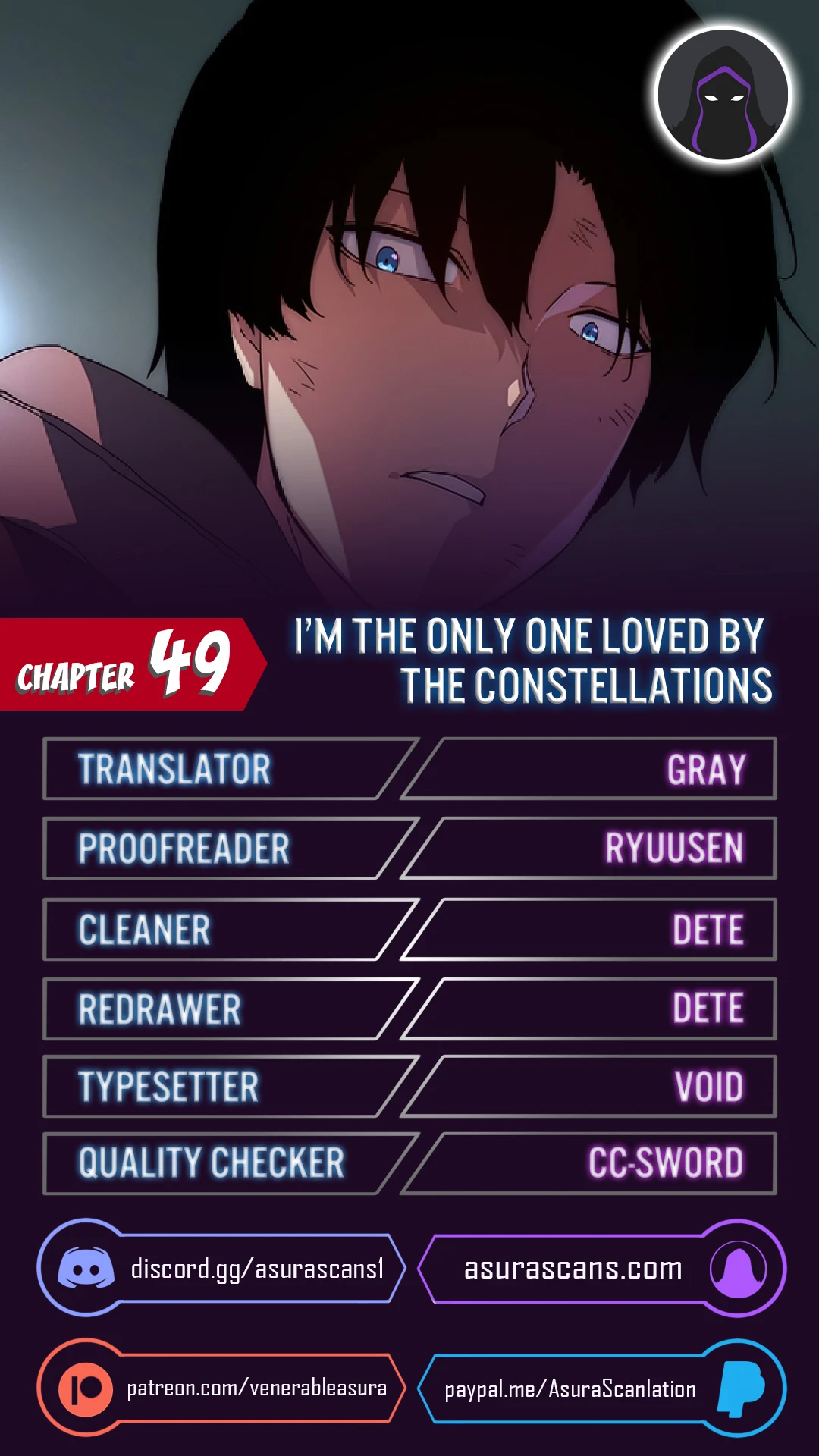 I'm the Only One Loved by the Constellations! chapter 49 page 1