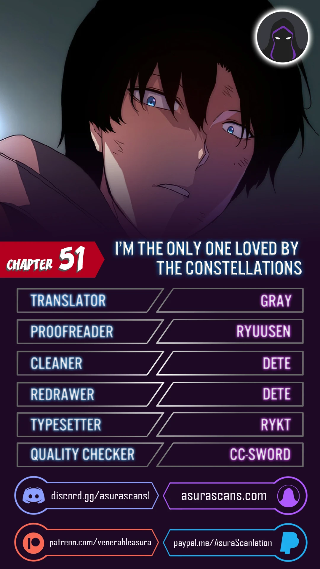 I'm the Only One Loved by the Constellations! chapter 51 page 1
