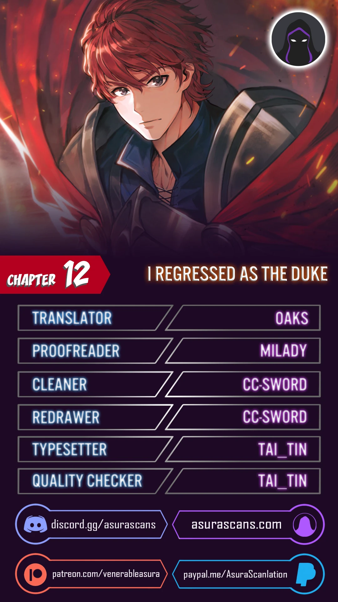 I Regressed as the Duke chapter 12 page 1