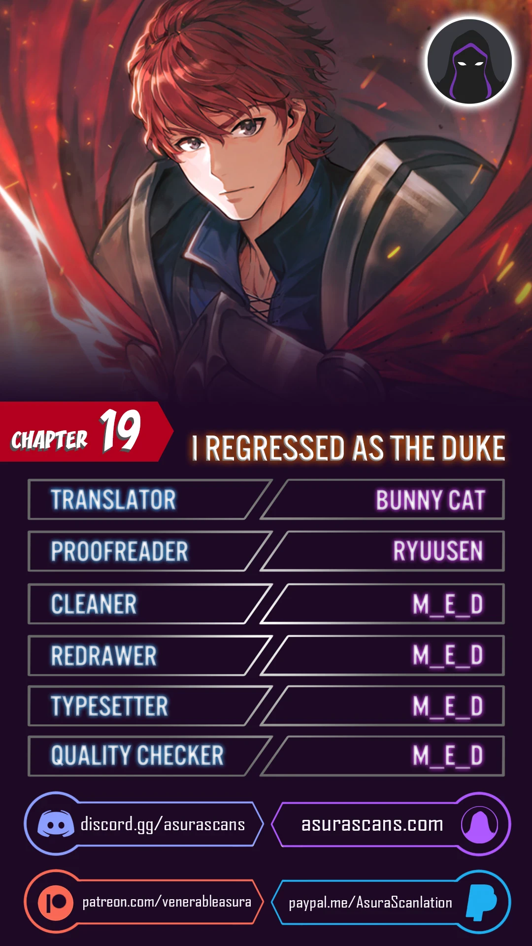 I Regressed as the Duke chapter 19 page 1