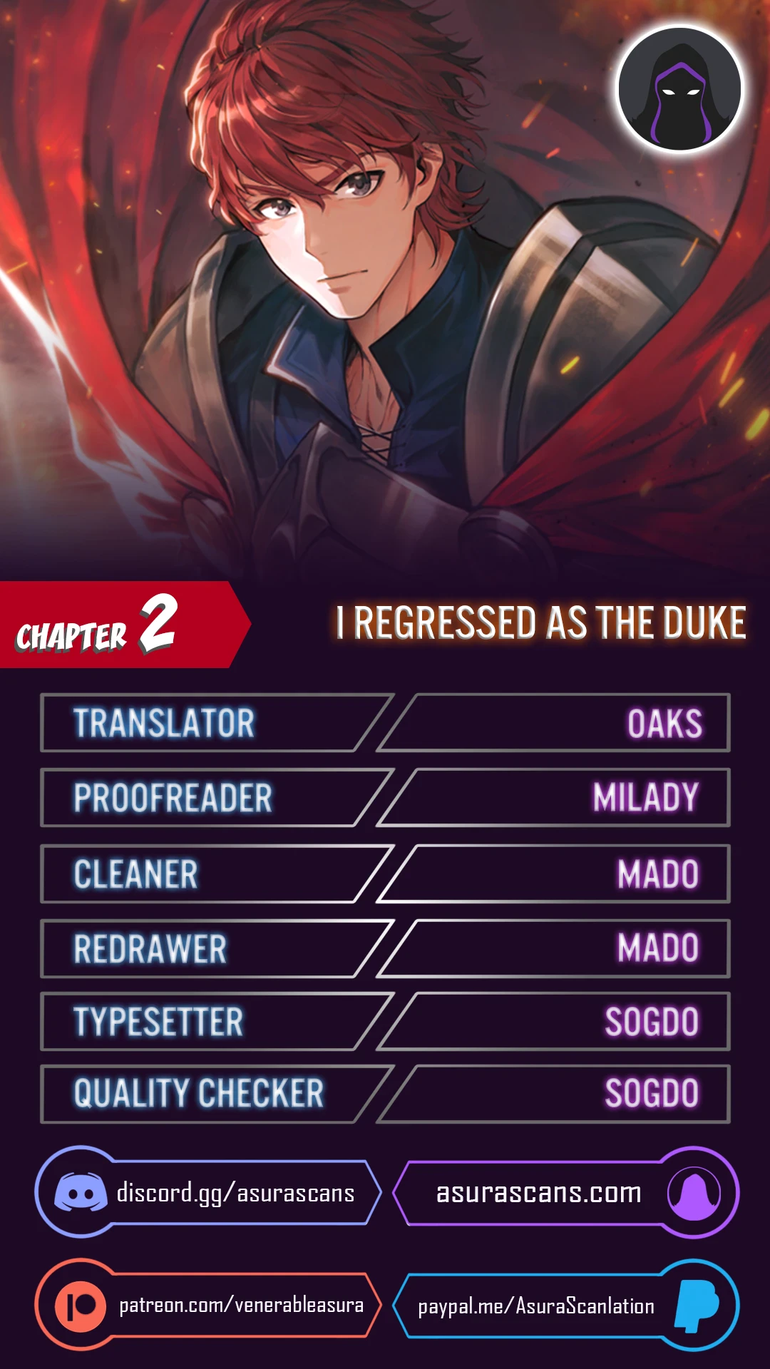 I Regressed as the Duke chapter 2 page 1