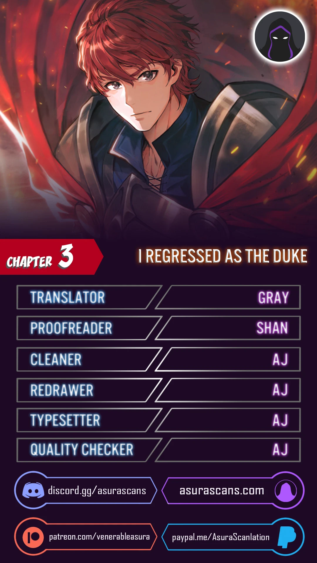 I Regressed as the Duke chapter 3 page 1