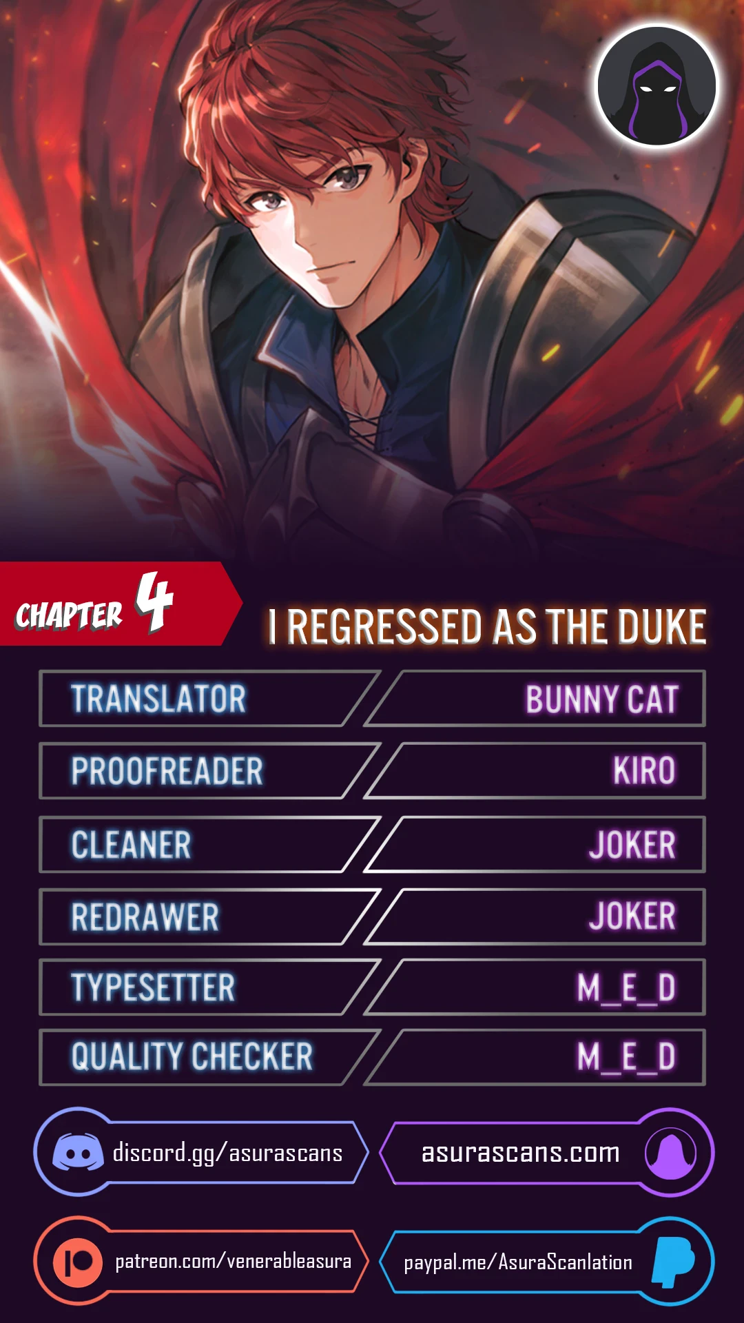 I Regressed as the Duke chapter 4 page 1