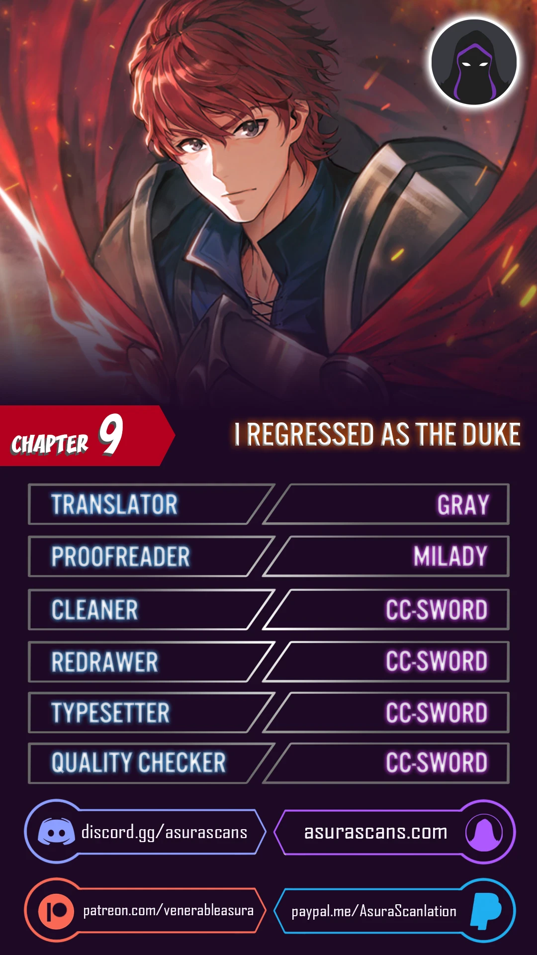 I Regressed as the Duke chapter 9 page 1