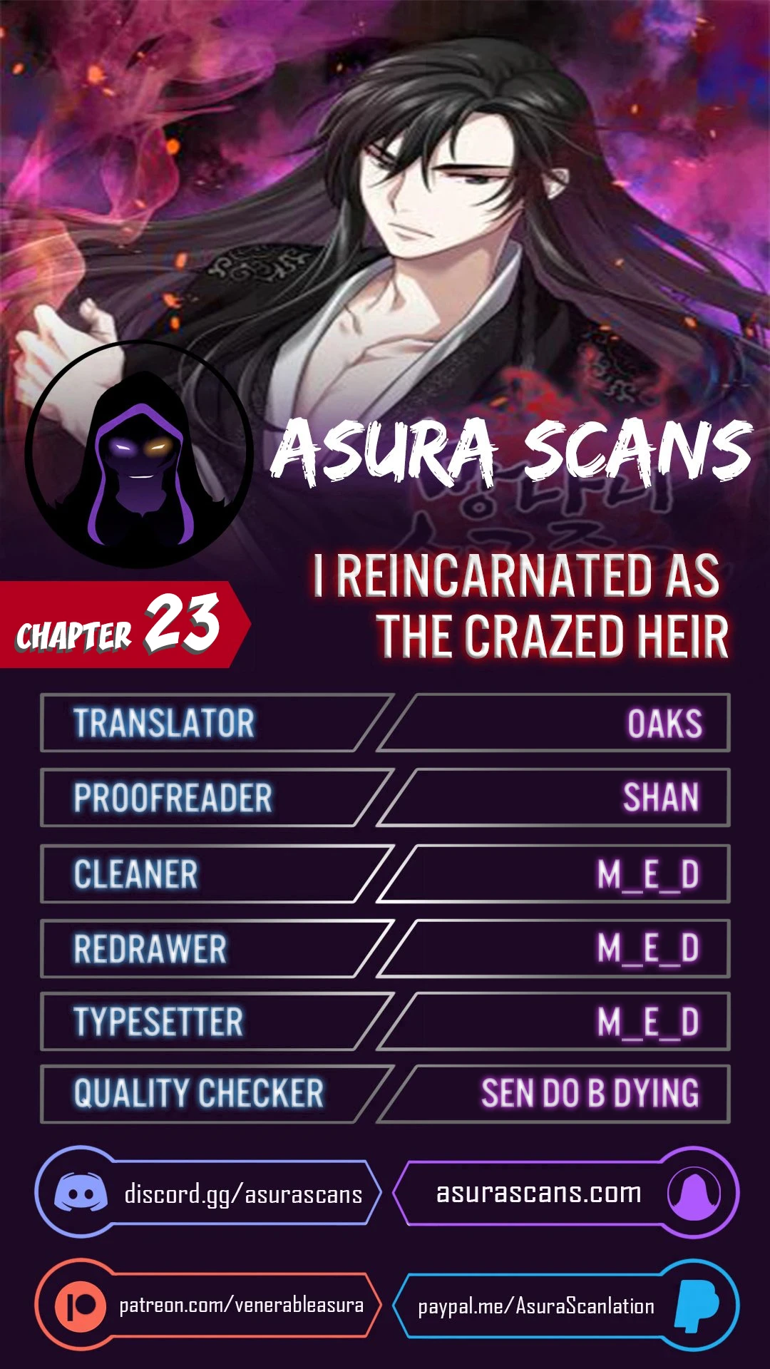 I Reincarnated as the Crazed Heir chapter 23 page 1