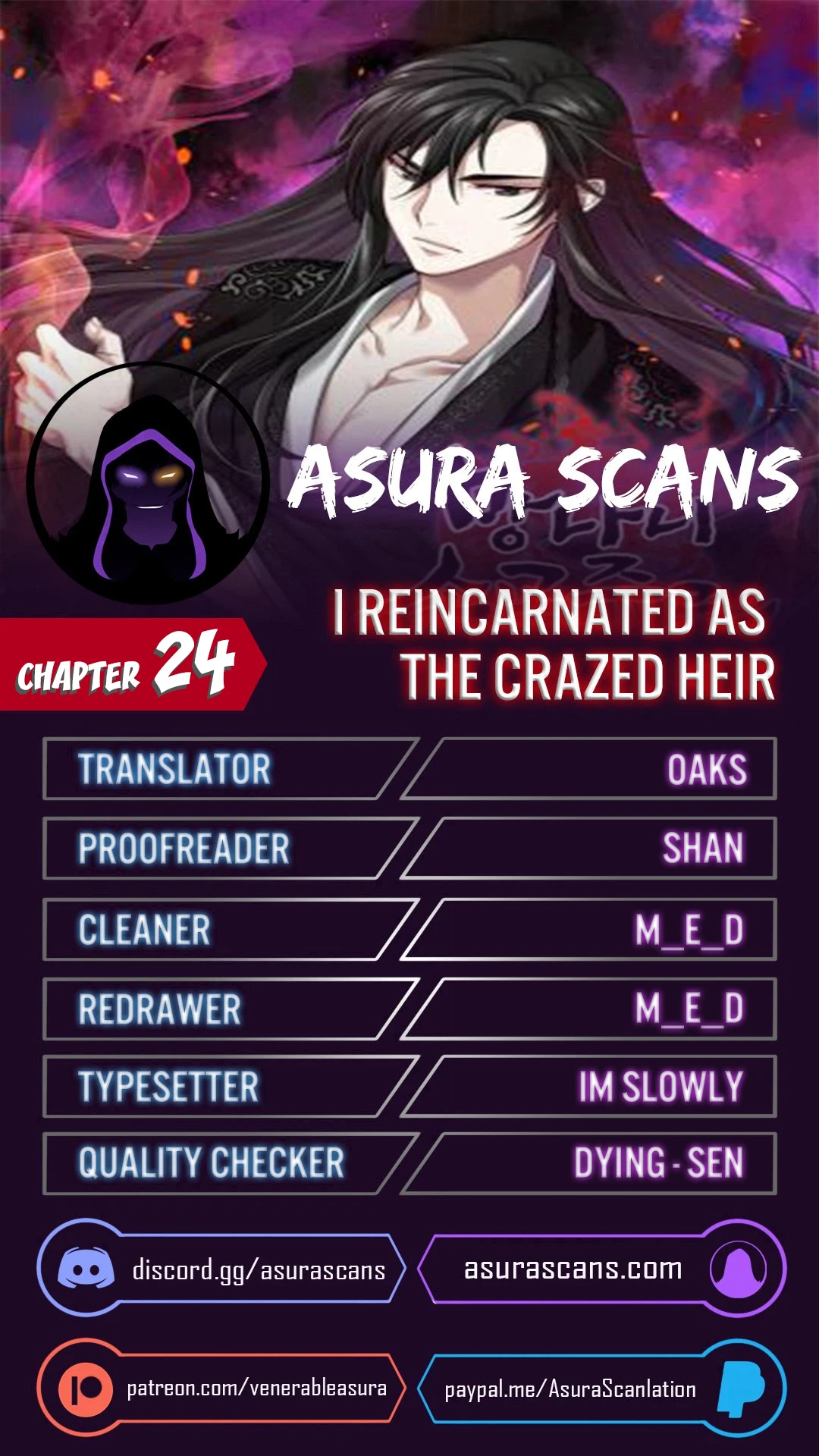 I Reincarnated as the Crazed Heir chapter 24 page 1
