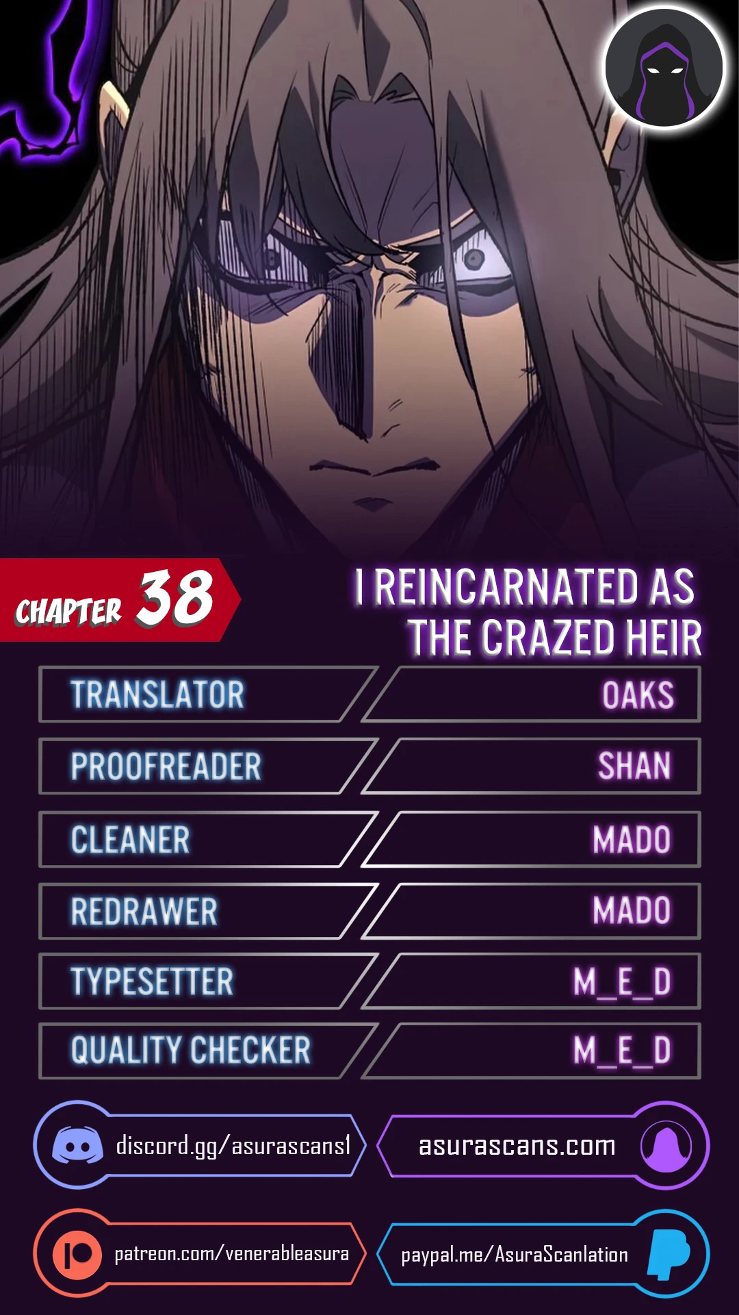 I Reincarnated as the Crazed Heir chapter 38 page 1