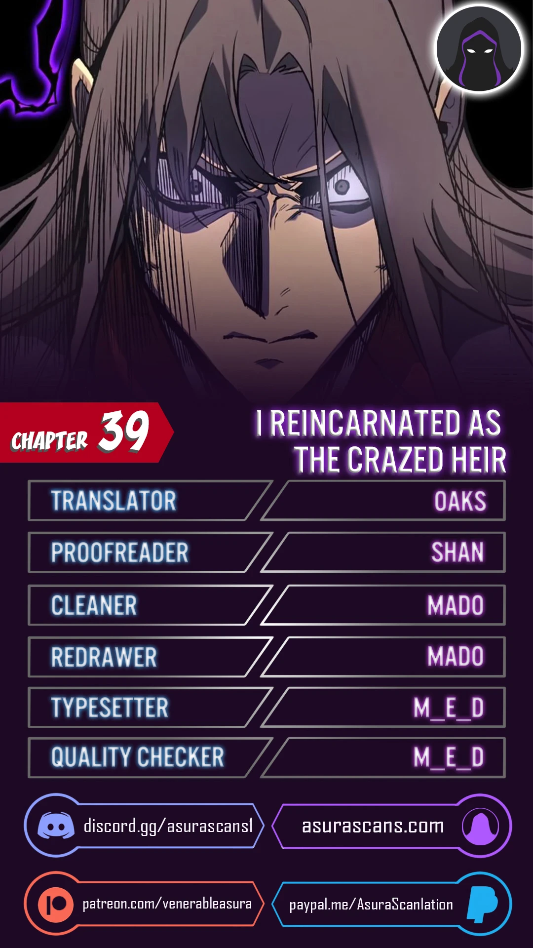 I Reincarnated as the Crazed Heir chapter 39 page 1