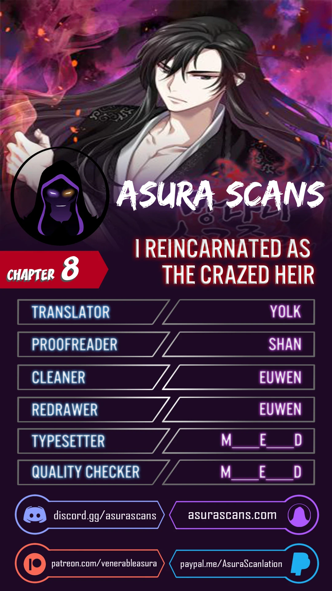 I Reincarnated as the Crazed Heir chapter 8 page 1