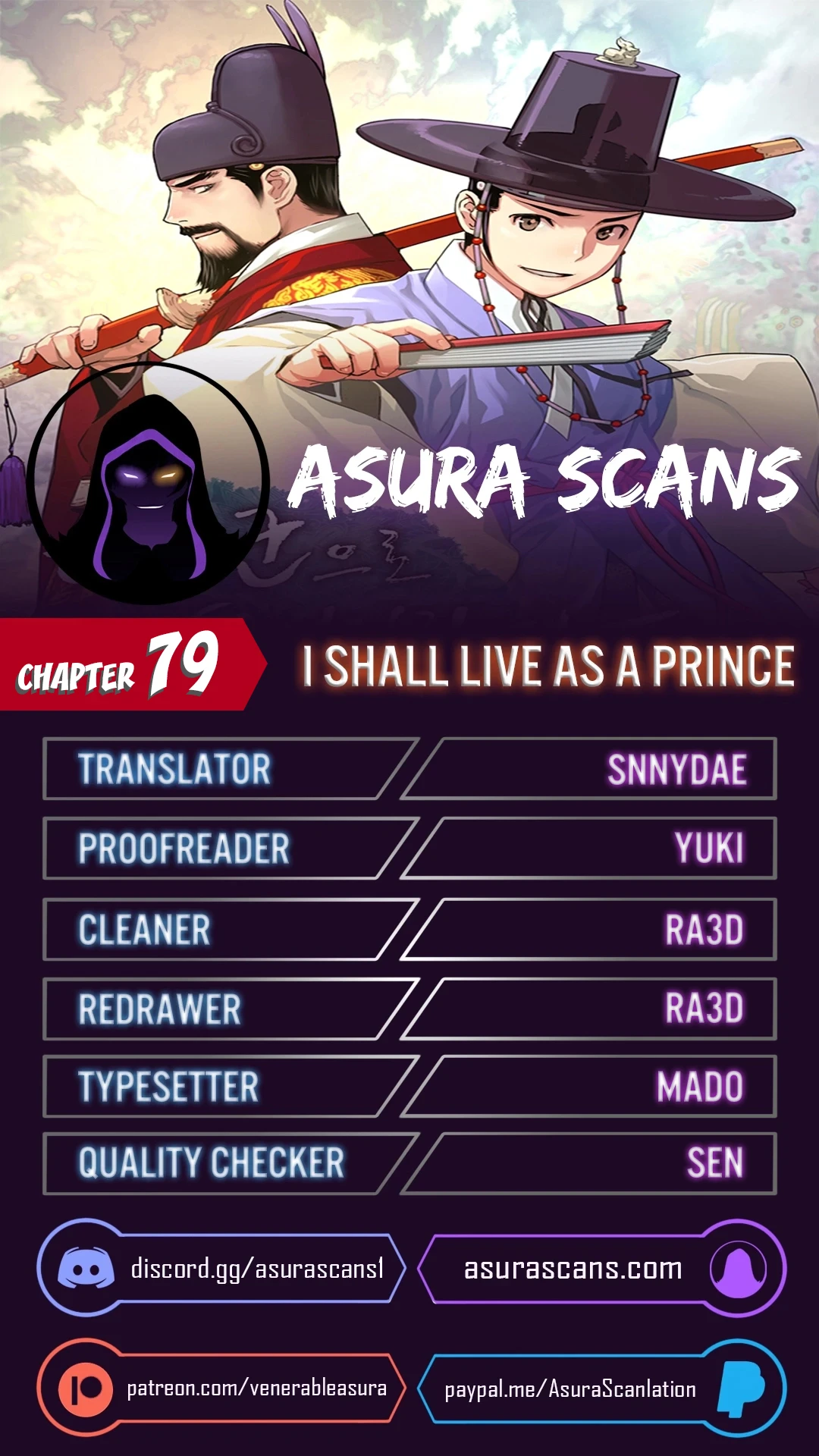 I Shall Live as a Prince chapter 79 page 1