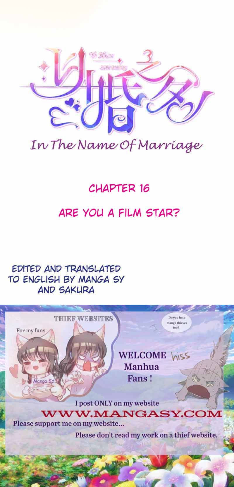 In The Name Of Marriage Chapter 16 page 2