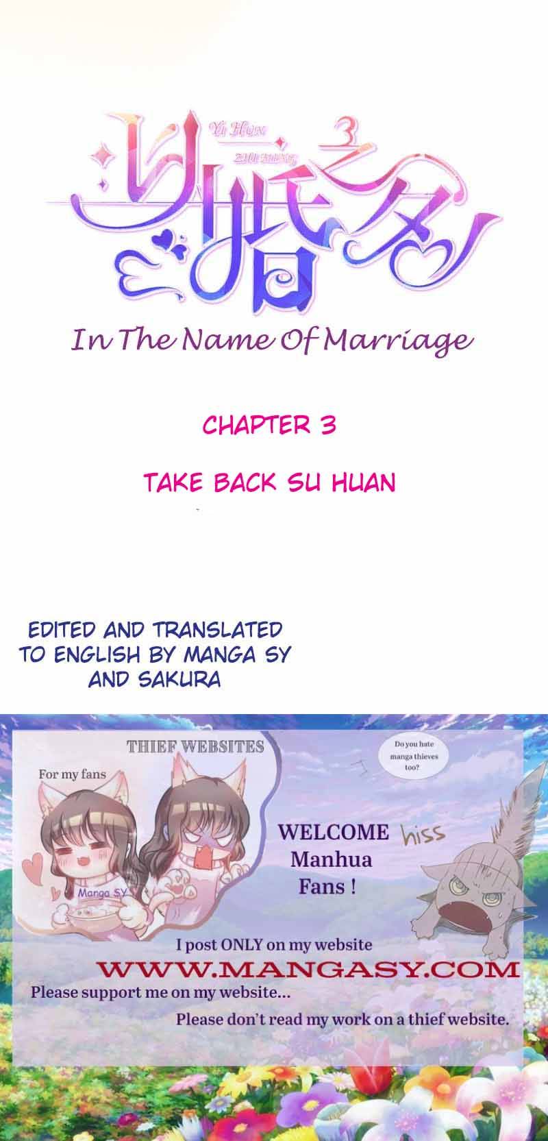 In The Name Of Marriage Chapter 3 page 2
