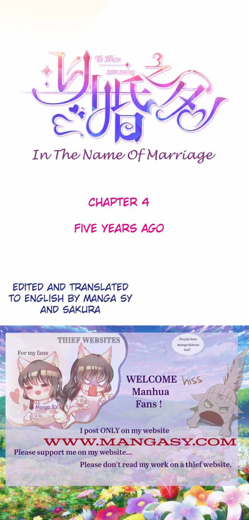 In The Name Of Marriage Chapter 4 page 2
