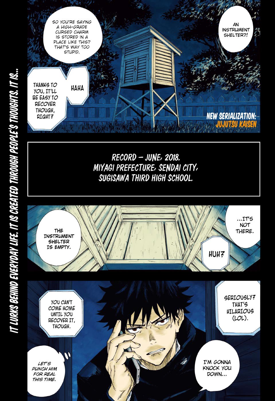 Jujutsu Kaisen chapter 1 page 2