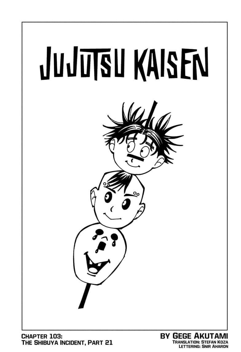Jujutsu Kaisen chapter 103 page 1