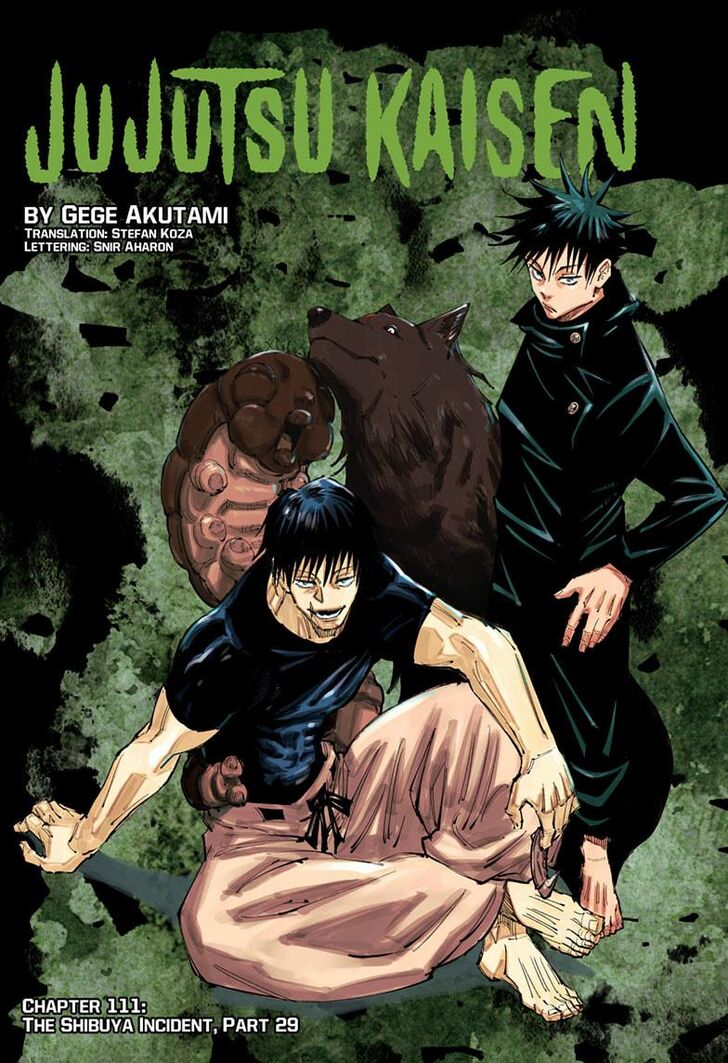 Jujutsu Kaisen chapter 111 page 1