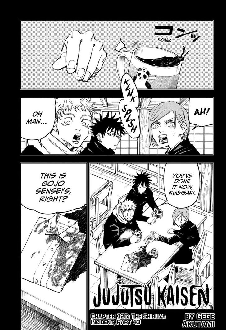 Jujutsu Kaisen chapter 126 page 1