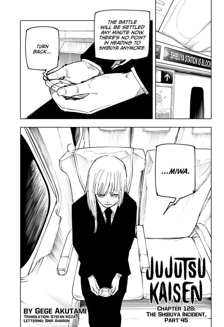 Jujutsu Kaisen chapter 128 page 1