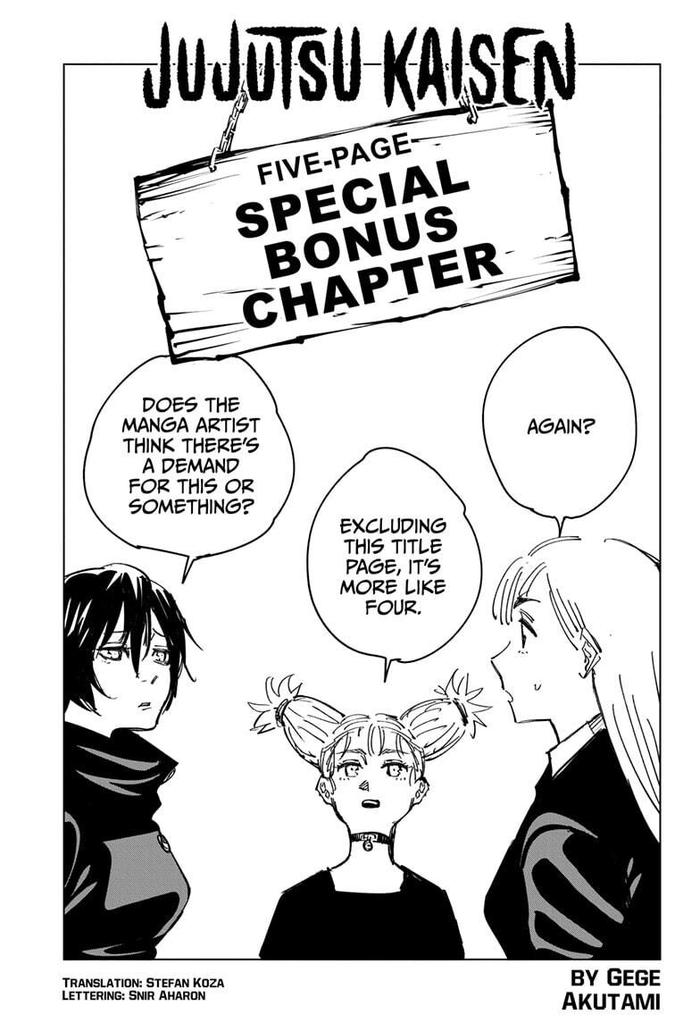 Jujutsu Kaisen chapter 134 page 1