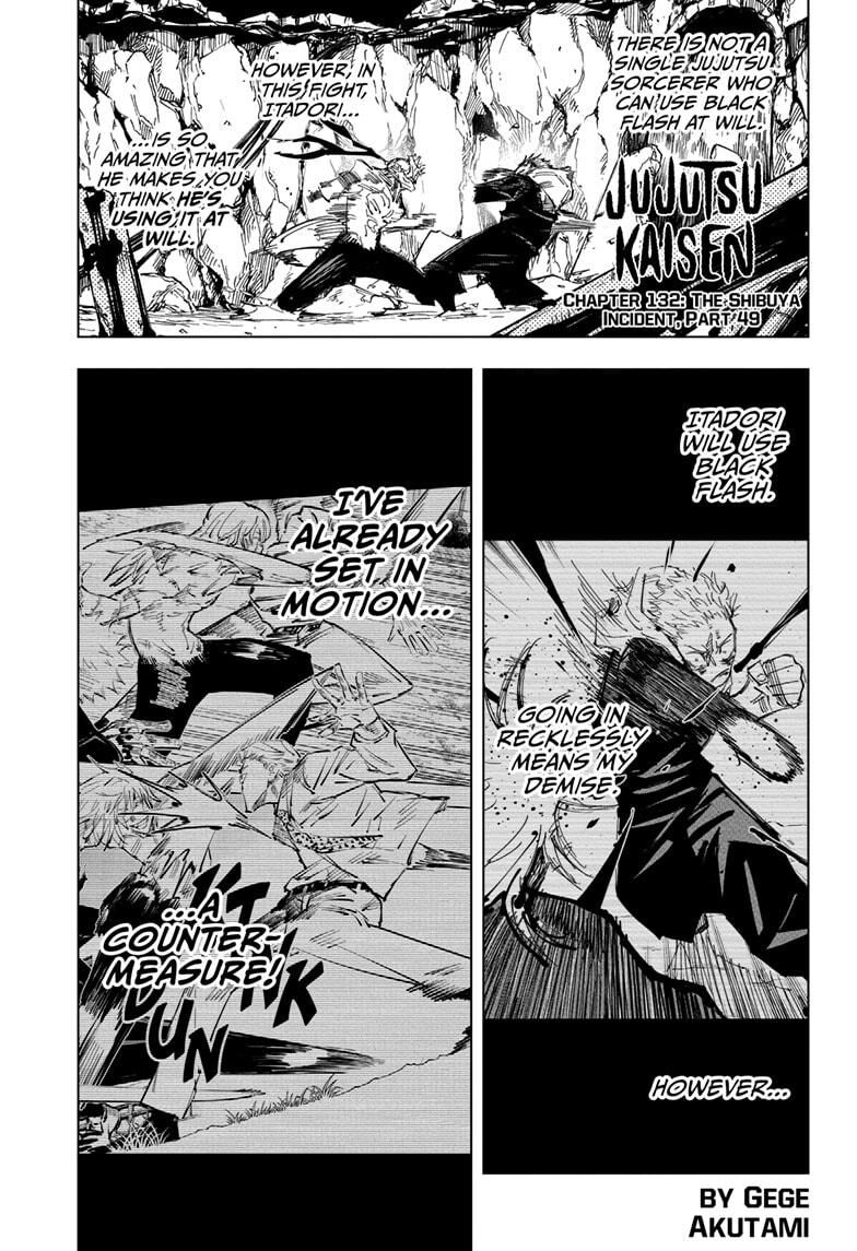 Jujutsu Kaisen chapter 133 page 1