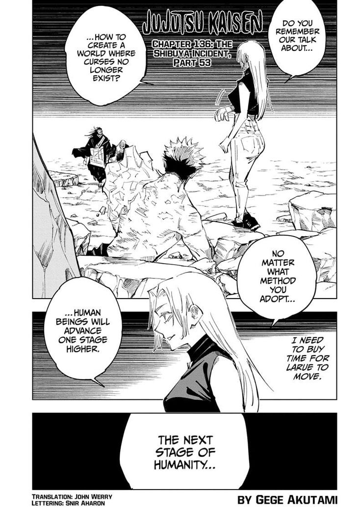 Jujutsu Kaisen chapter 138 page 1