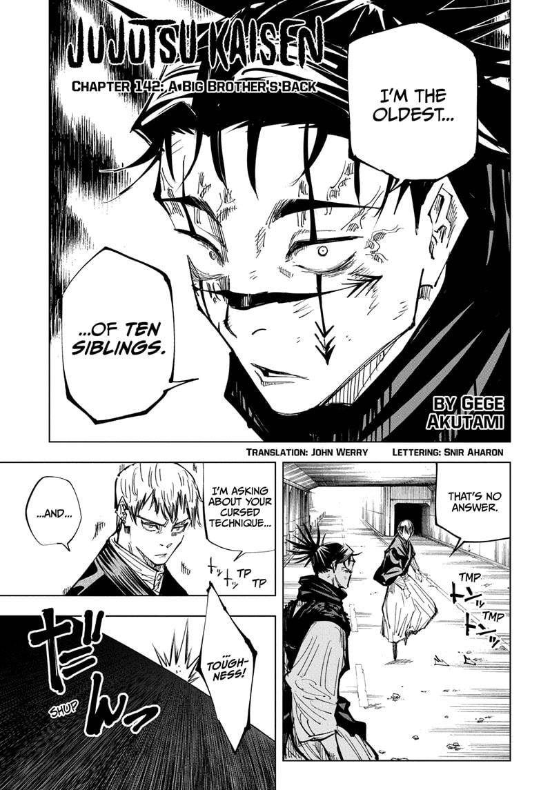 Jujutsu Kaisen chapter 144 page 1