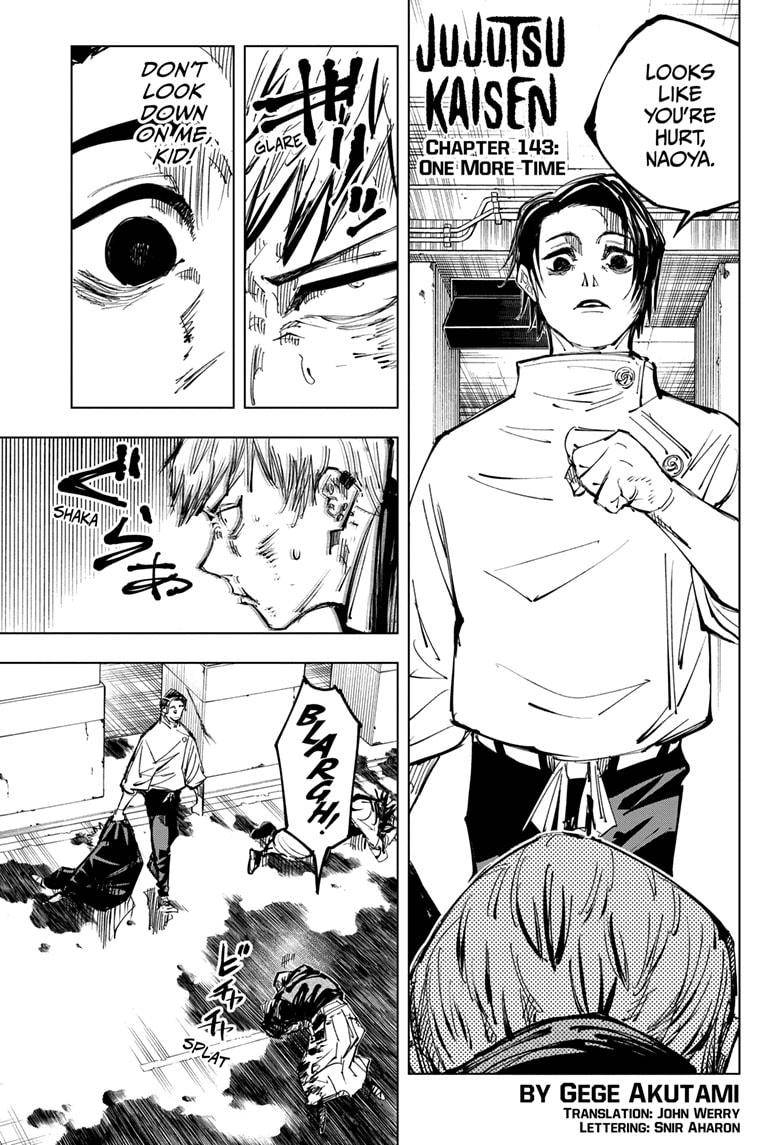 Jujutsu Kaisen chapter 145 page 1