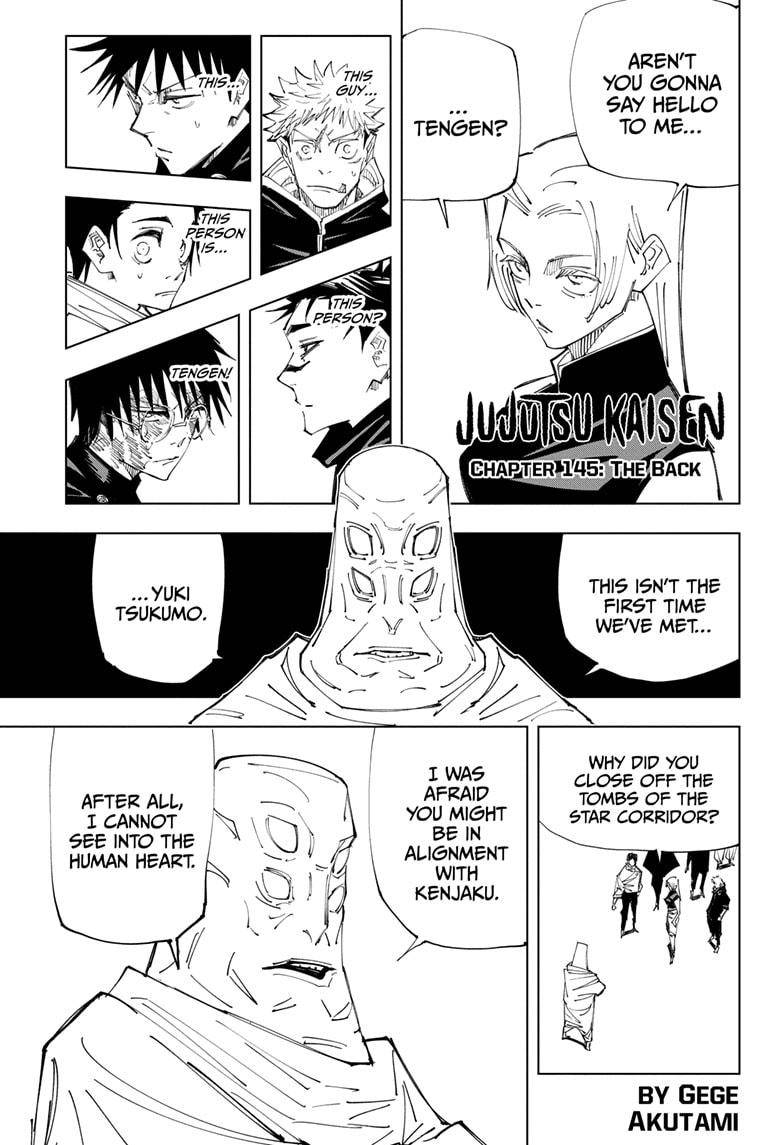 Jujutsu Kaisen chapter 147 page 1
