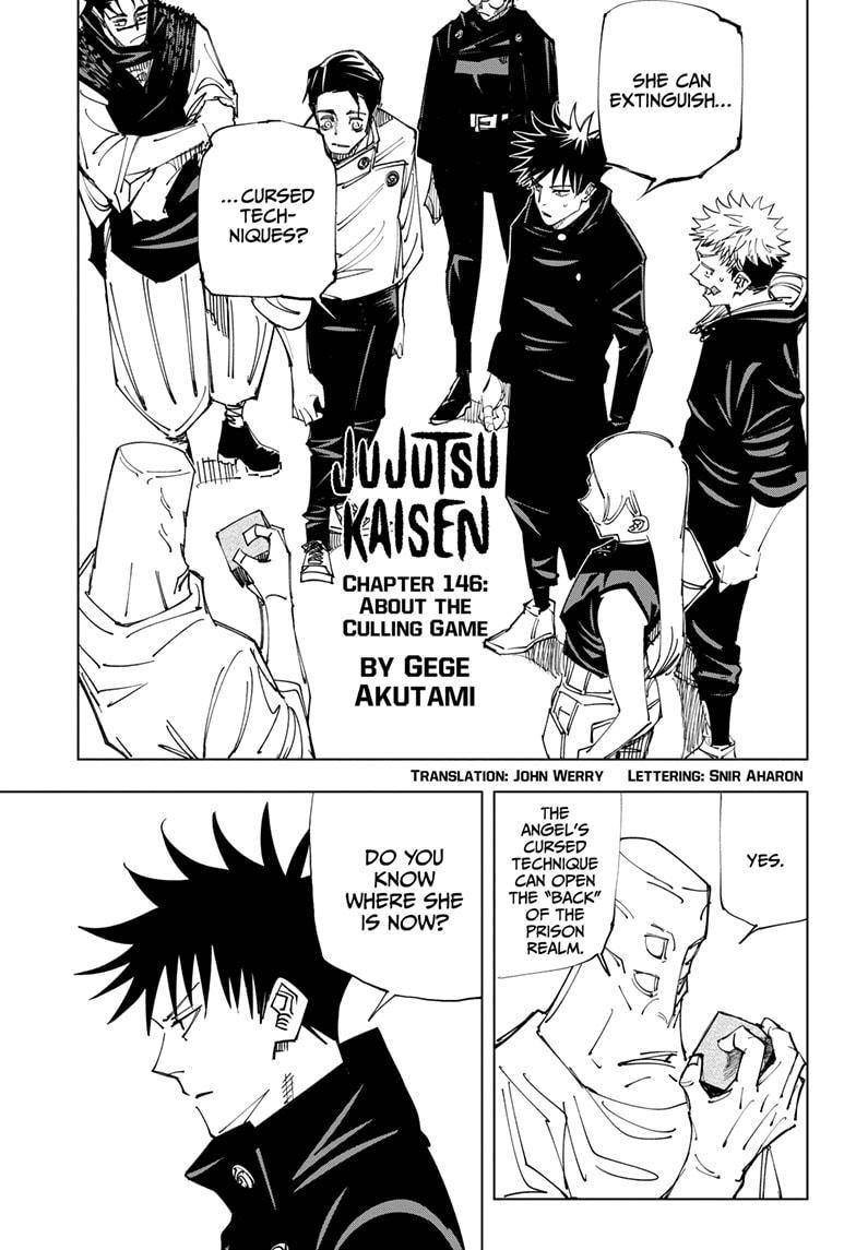 Jujutsu Kaisen chapter 148 page 1