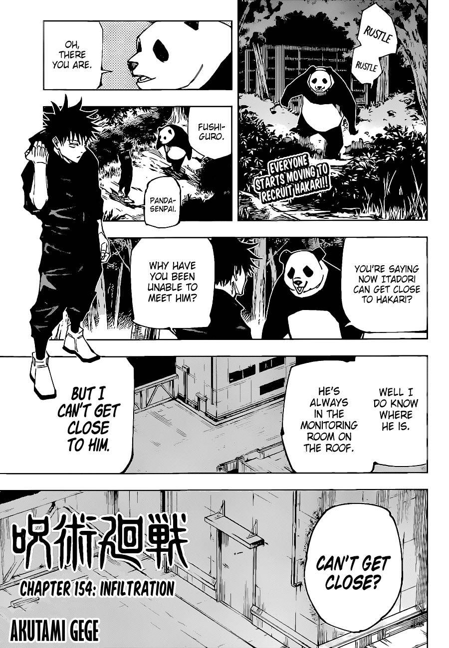 Jujutsu Kaisen chapter 156 page 1