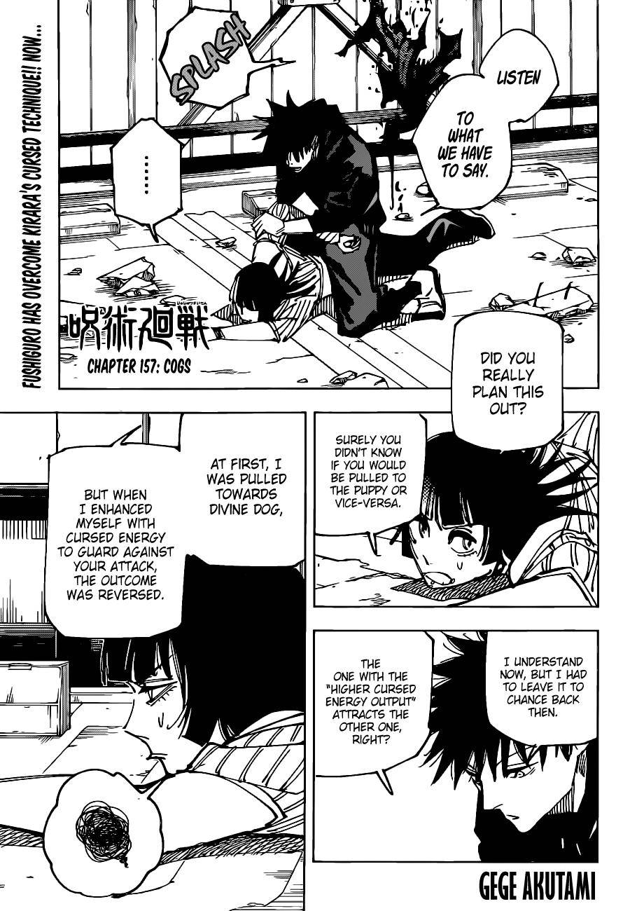 Jujutsu Kaisen chapter 159 page 1