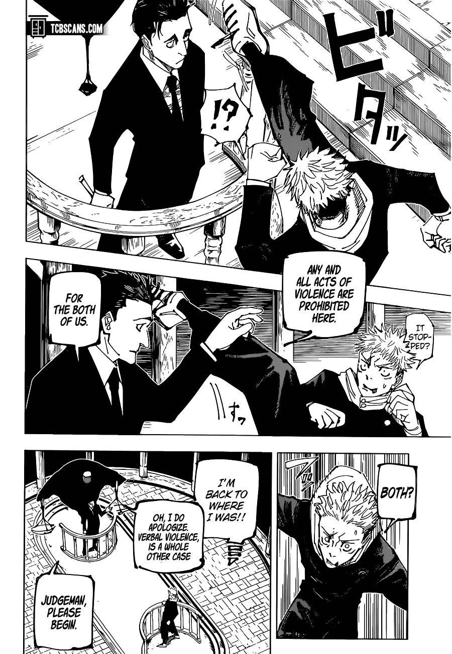 Jujutsu Kaisen chapter 166 page 4