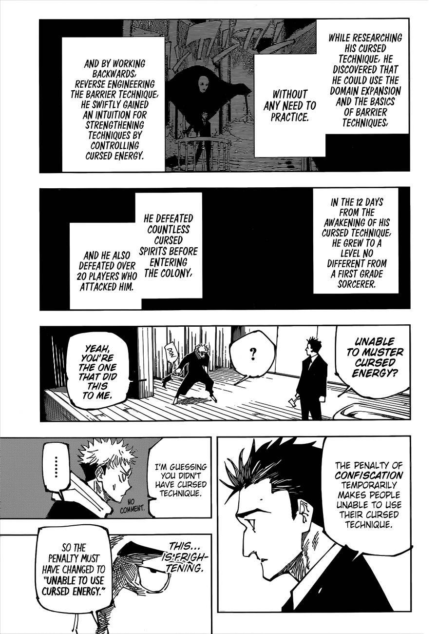 Jujutsu Kaisen chapter 167 page 6
