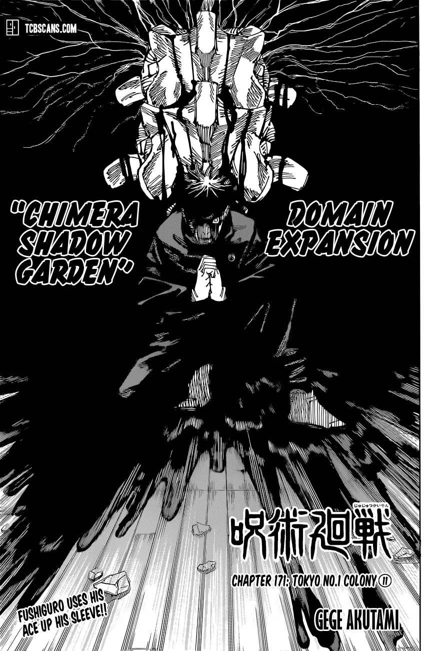 Jujutsu Kaisen chapter 174 page 1