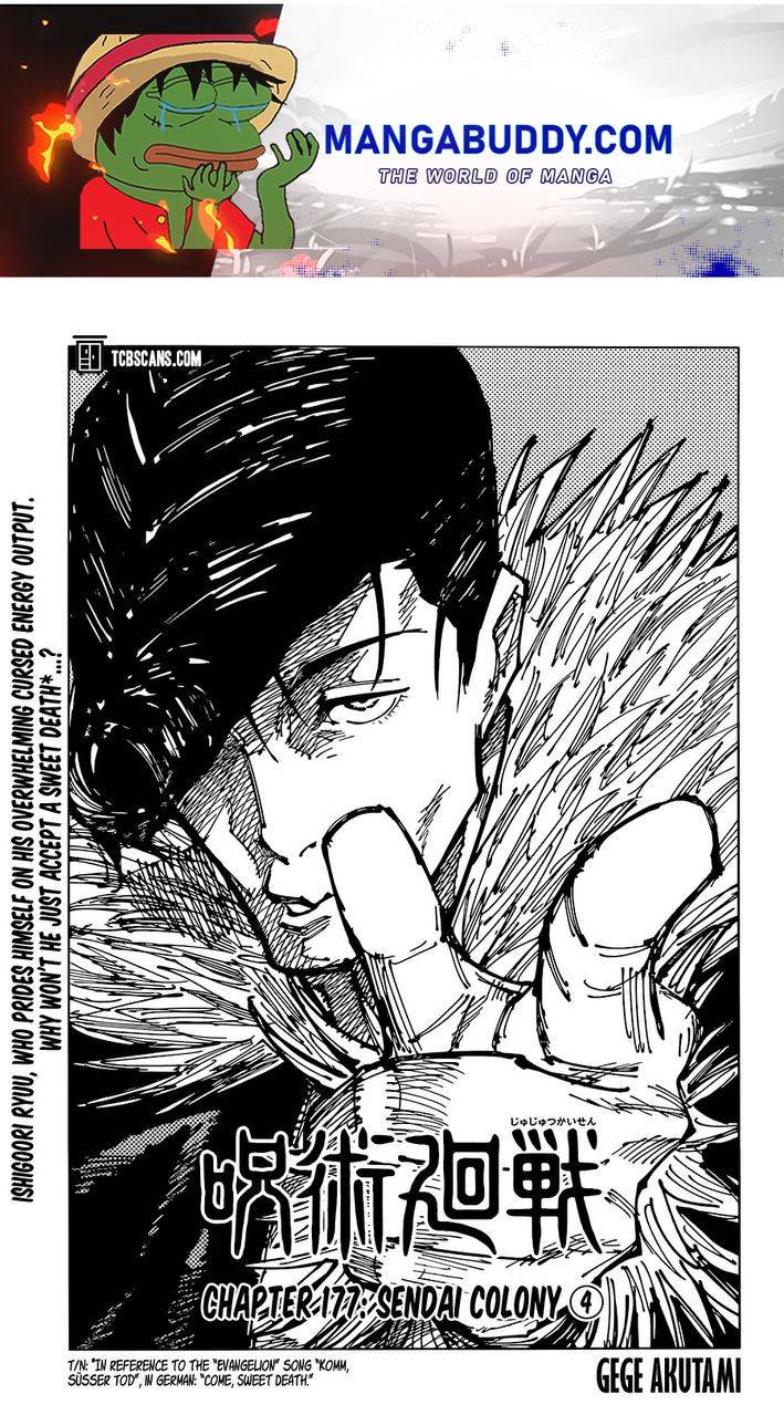 Jujutsu Kaisen chapter 180 page 1