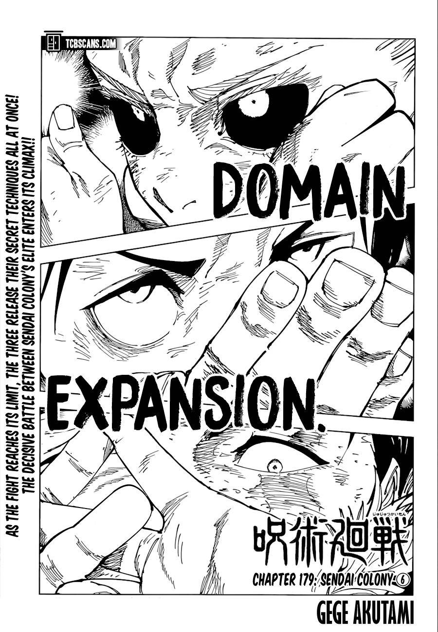 Jujutsu Kaisen chapter 182 page 1