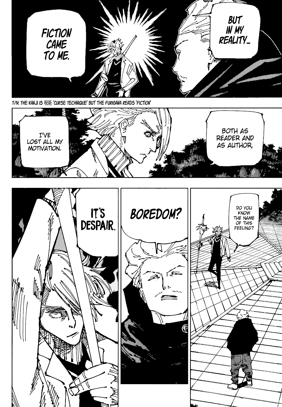 Jujutsu Kaisen chapter 185 page 4