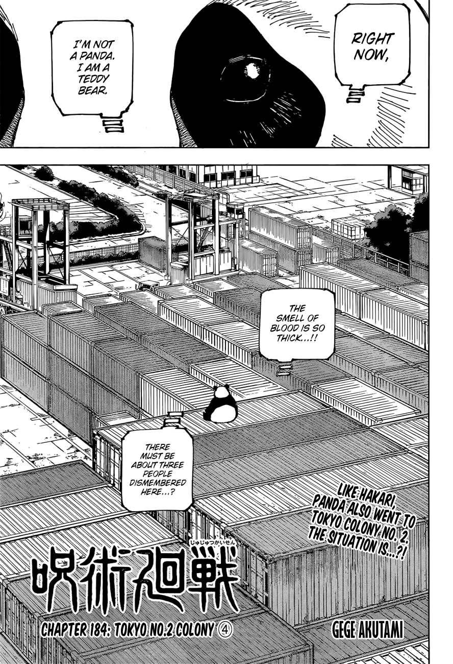 Jujutsu Kaisen chapter 187 page 2