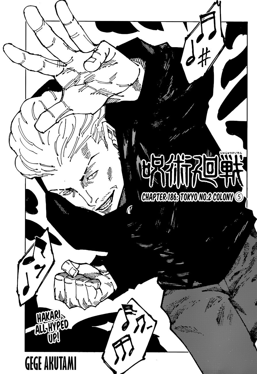 Jujutsu Kaisen chapter 189 page 1