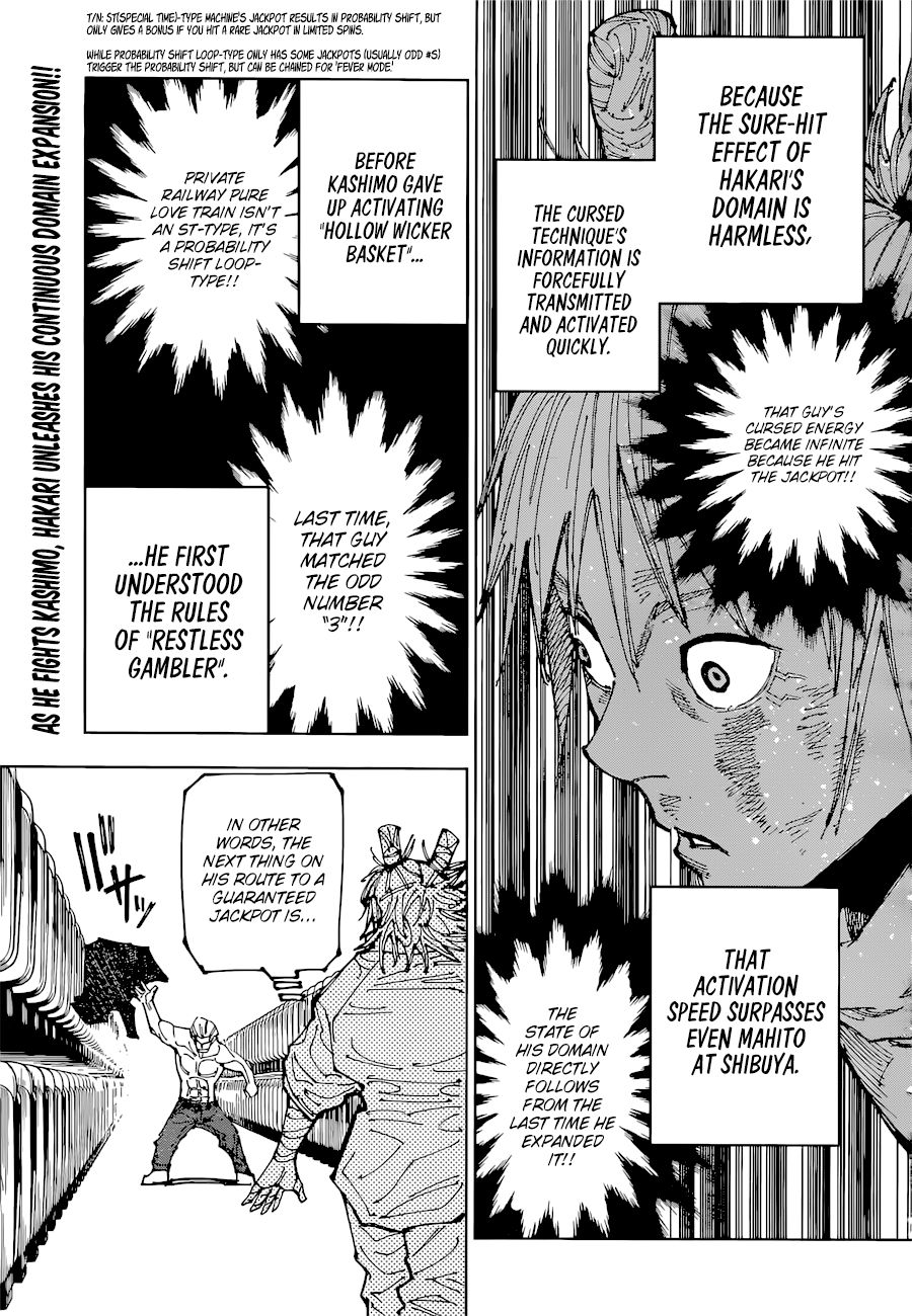 Jujutsu Kaisen chapter 190 page 1