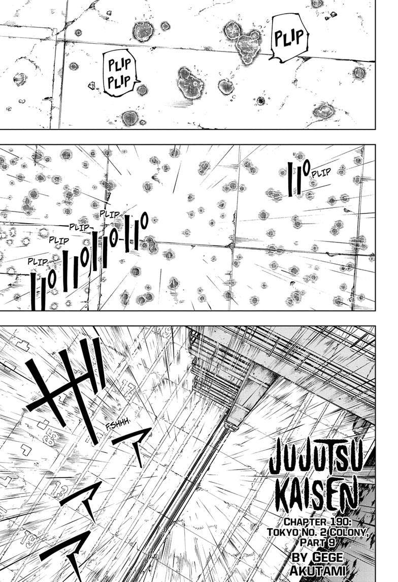 Jujutsu Kaisen chapter 193 page 1
