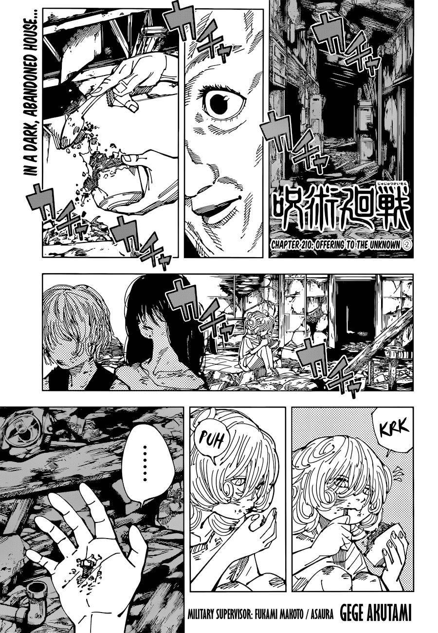 Jujutsu Kaisen chapter 213 page 1