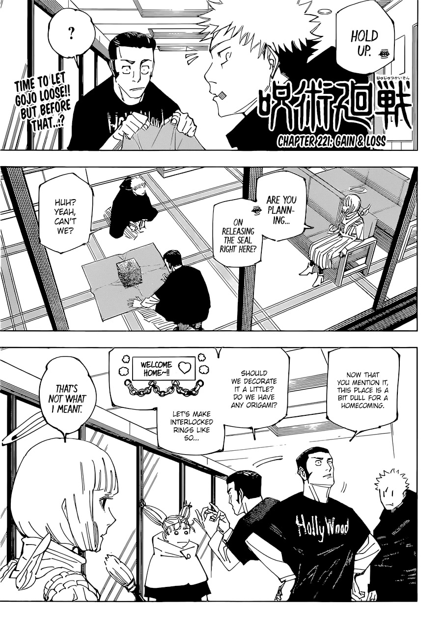 Jujutsu Kaisen chapter 224 page 1